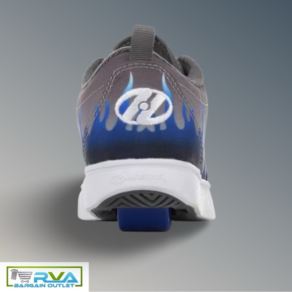 HEELYS Boy's Pro 20 Prints (Little Kid/Big Kid/Adult), Gray/Blue - Picture 5 of 7